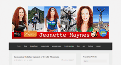 Desktop Screenshot of jeanettemaynes.com.au